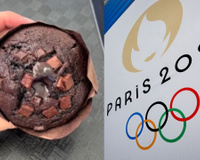 Muffin de chocolate das Olímpiadas de Paris 2024 viraliza e a gente te ensina a receita beeeem chocolatuda!