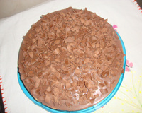 Torta de maracujá com chocolate