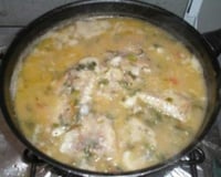 Merluza ao leite de coco