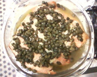 Salmão com alcaparras - By Danilo