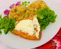 Risoto de limão siciliano com filé de salmão