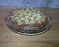 Torta de banana com queijo