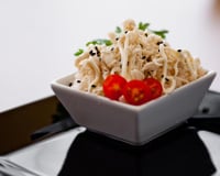 Risoto cremoso de frango