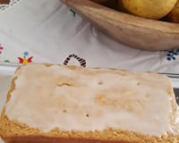 Bolo de limão integral e saudável