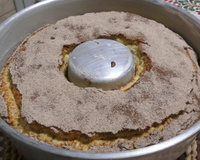 Bolo fofura de banana com canela