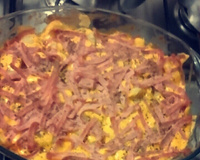 Batata de forno com frango rápida