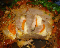 Lagarto Recheado Assado