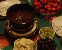 Fondue de chocolate