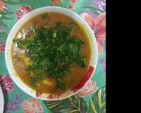 Sopa de espinafre fácil