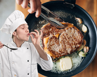 Com quantos anos você descobriu que esse é o jeito certo de fritar bife na frigideira?