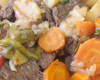 Bife fácil na panela de pressão