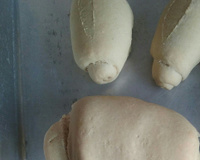 Pão caseiro com fermento em pó da Denise