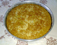 Bolo de fubá com açúcar mascavo do Lúcio Cezar