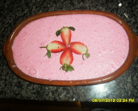 Maria-mole com creme de morango