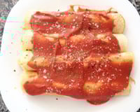 Panqueca de molho à bolonhesa