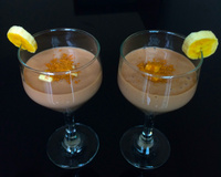 Vitamina de banana com canela