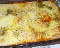 Macarrão assado cabelinho de anjo