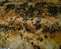 Salmão assado à provençal