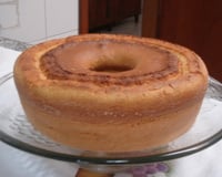 Bolo de mandioca cozida