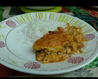 Bolo cremoso de camarão do Lúcio Cezar