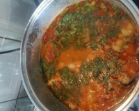 Peixe ao molho de leite de coco