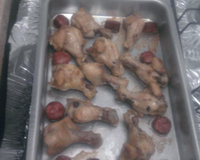 Coxinhas de frango com linguiça