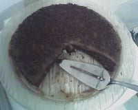 Bolo de chocolate no micro-ondas