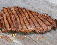 Fraldinha na grelha com molho de mostarda