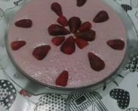 Mousse de morango da Carmelita
