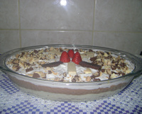 Pavê de Bis com biscoito