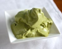 Sorvete de chá verde de matcha
