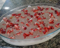 Delicia gelada de morango