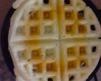 Waffle tradicional doce
