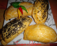 Pastel assado de iogurte