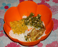 Frango com quiabo delicioso