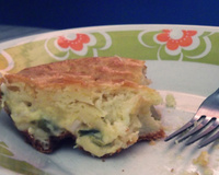 Assado cremoso de palmito