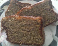 Bolo de aveia com banana