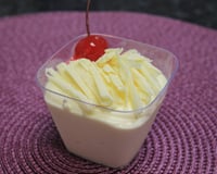 Mousse de chocolate branco