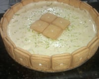 Torta de limão com chocolate branco