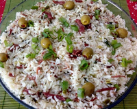 Risoto de carne-seca