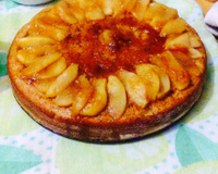 Bolo de maçã molhadinho sem ovos