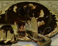 Sorvete pudim cremoso