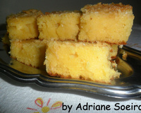 Bolo de fubá cremoso