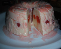 Torta de cereja gelada