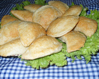 Pastel de frango assado