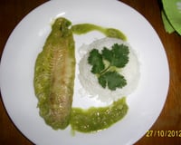 Filé Peixe ao Molho Verde