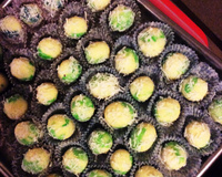 Docinho bicolor de leite em pó