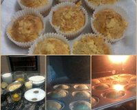 Muffin de queijo parmesão