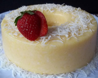 Pudim de canjiquinha (milho triturado)