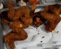 Frango frito crocante e sequinho